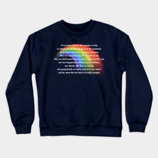 Karl Marx Quotes / Meme Design Crewneck Sweatshirt